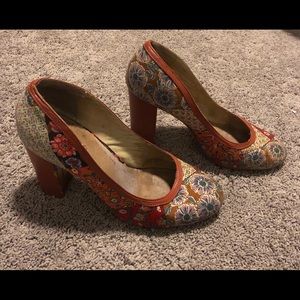Women’s Vintage Floral High Heels